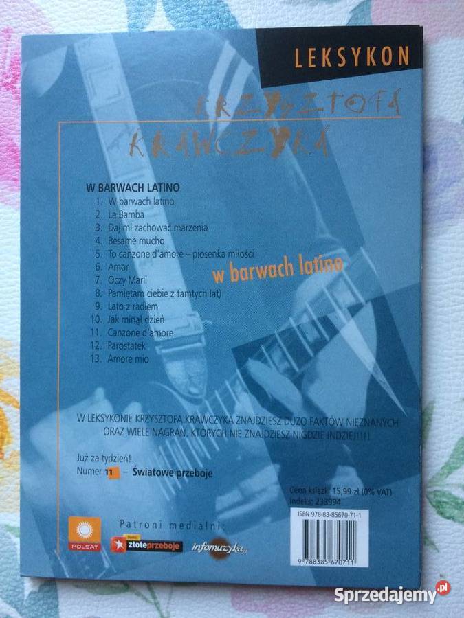 1249 Leksykon Krzysztof Krawczyk Szczecin sprzedam