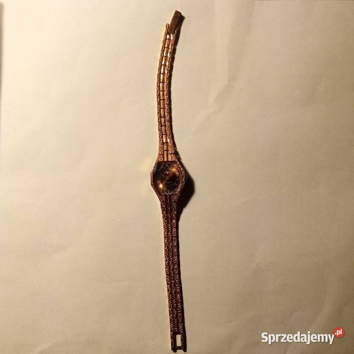 Zegarek damski pozłacany