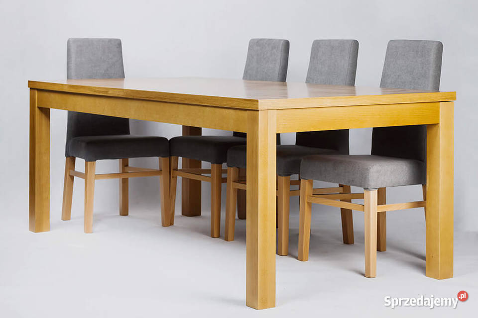 Stół Dębowy VERONA 6 krzeseł OPIUM Kraków