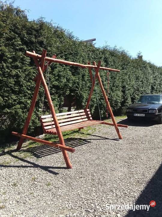huśtawka ogrodowa drewniana Kraczkowa