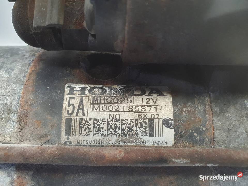 ROZRUSZNIK Honda CRV CRV II 22 CTDI ROZRUSZNIK osobowe Rudka sprzedam