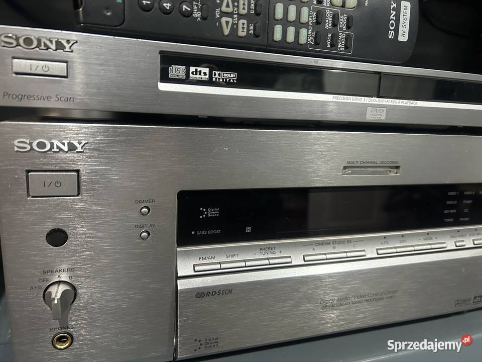 Amplituner plus odtwarzacz CD DVD Sony QS
