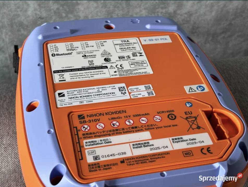 Defibrylator AED Nihon Kohden Cardiolife AED3100 wielkopolskie Trzcianka