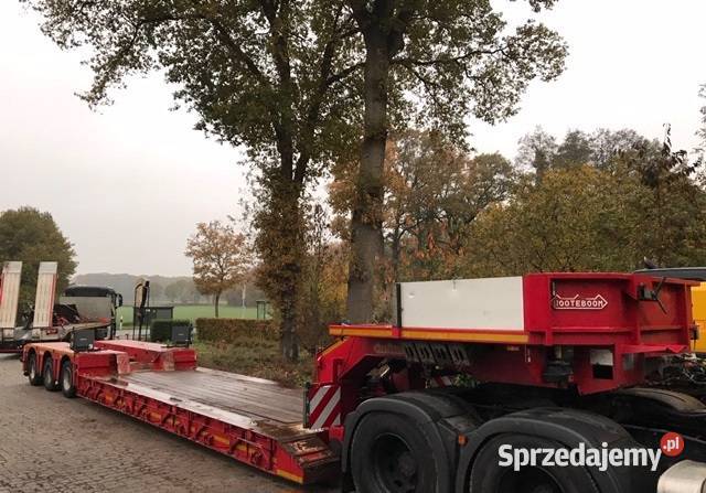 Niskopodwoziowa 3 osiowa naczepa Tiefbett do Warszawa
