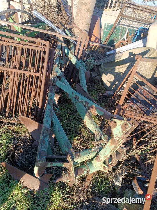 Pług 3 skibowy maszyny rolnicze nieuszkodzony Wolsztyn