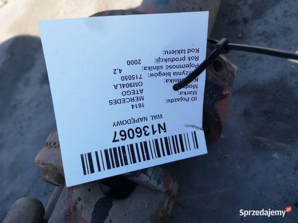 WAŁ NAPĘDOWY ATEGO 815 Lipno sprzedam