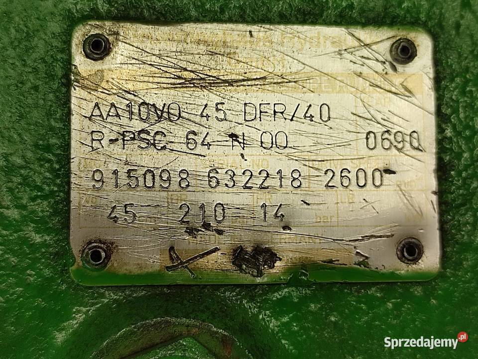 Pompa hydrauliczna AA10VO Rexroth R902504305 Pozostałe wielkopolskie Wilkowo