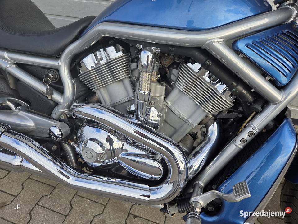 Harley Davidson VROD VRSC 2005 legenda z genami niebieski