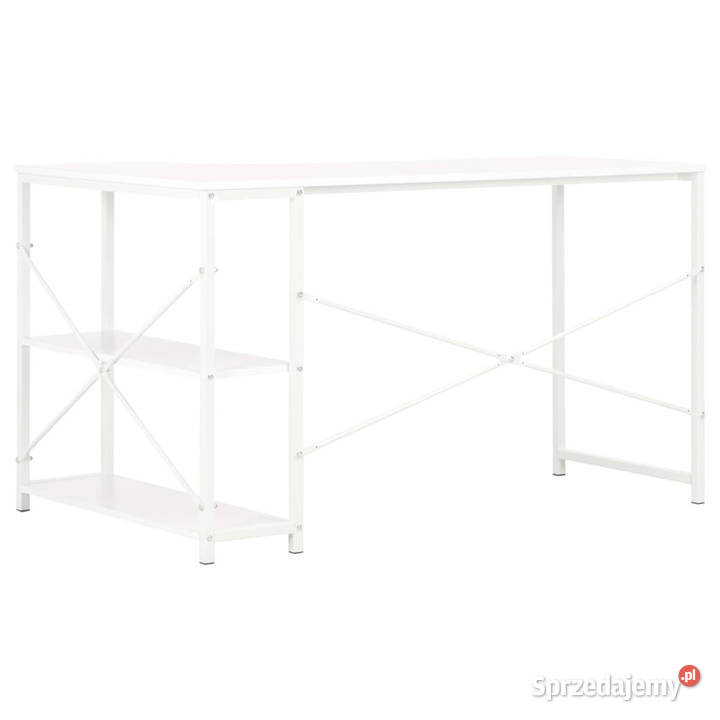 Biurko komputerowe białe 120 x 72 x 70 WM20262 mazowieckie Warszawa