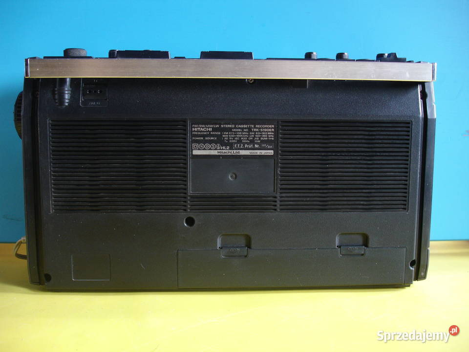 Radiomagnetofon HITACHI TRK5190 lubuskie Zielona Góra