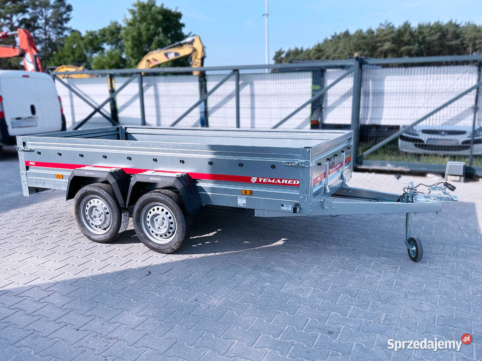 TEMARED PRO 30152 przyczepa dwuosiowa 296 x 150 wielkopolskie Cegielsko