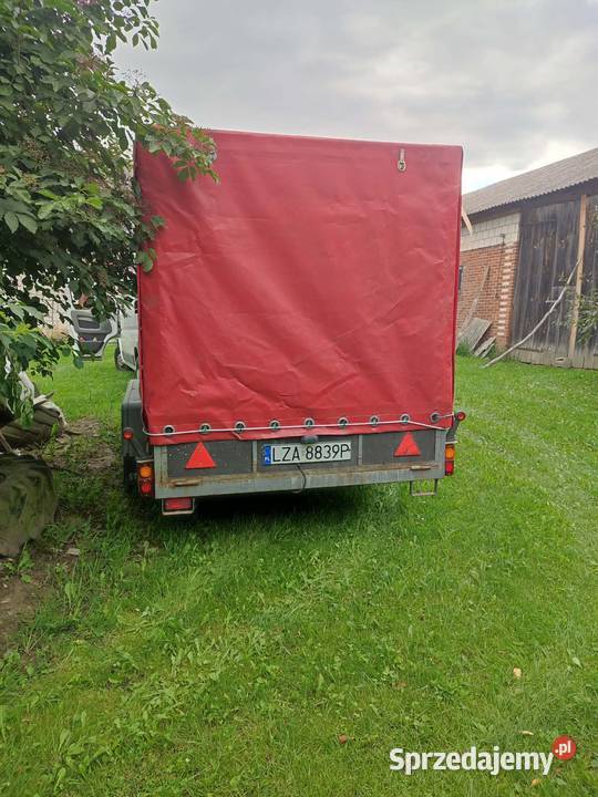 Przyczepka samochodowa dwuosiowa DMC 2600 Podlesie Małe