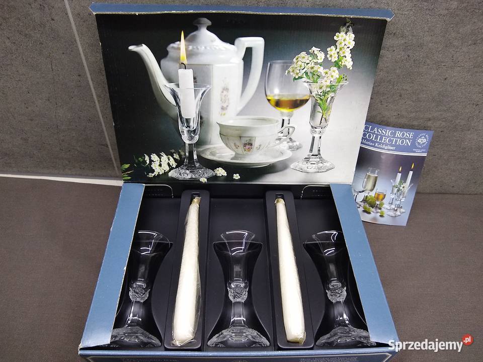 Świeczniki Rosenthal Maria Kryształowa 3 Kalisz