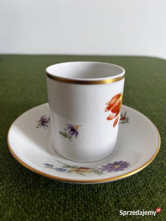 Filiżanka do espresso sygn Hchst ręcznie Nowy Sącz
