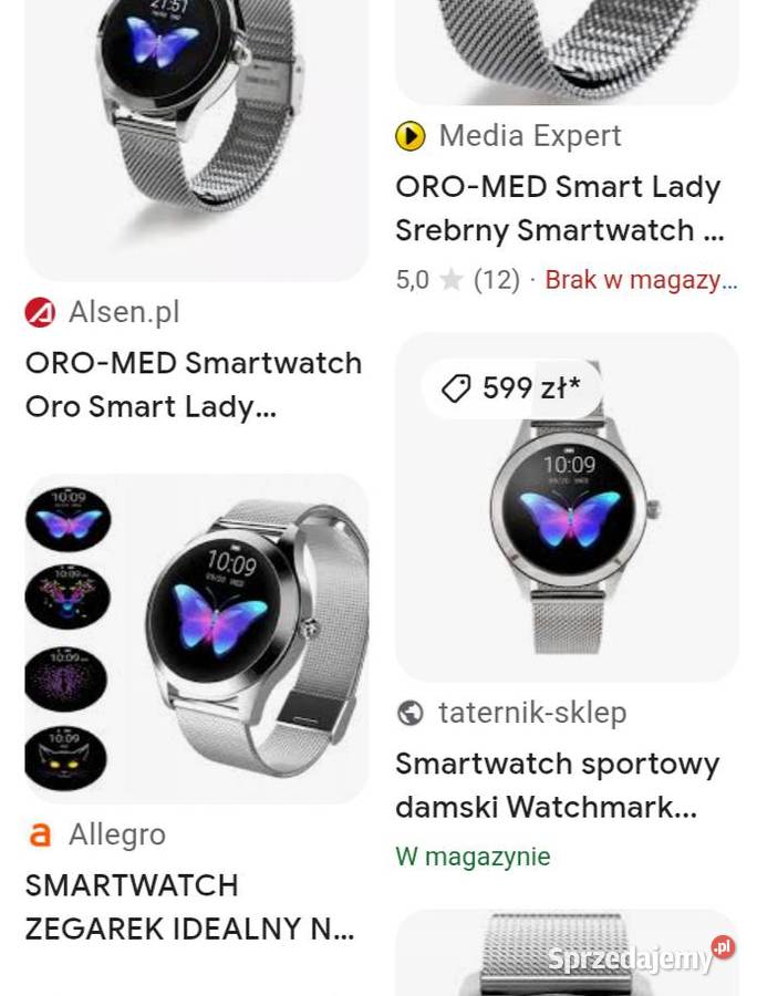 Smartwatch garett Naomi RT Zegarki i Biżuteria Woźniki