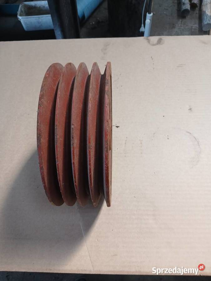 Koło pasowe na 4 paski 17 225 mm na wał 30mm łódzkie Łódź