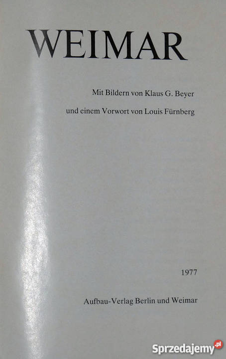 Weimar Wrocław sprzedam