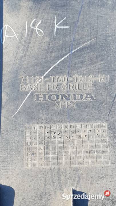 Grill Gril Honda Civic City 71121TM0T010M1 Świebodzice