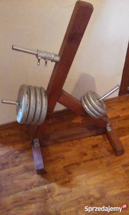 lawka dwie sztangi 60 obciazenia sprzedam