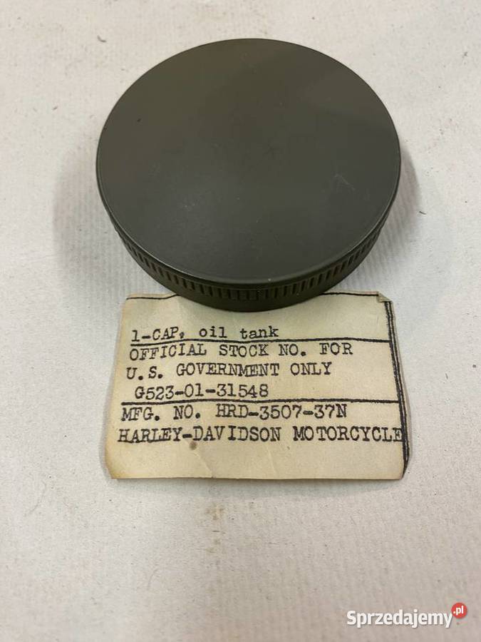 Harley WLA Korek Oleju Orygnał Stalowa Wola sprzedam