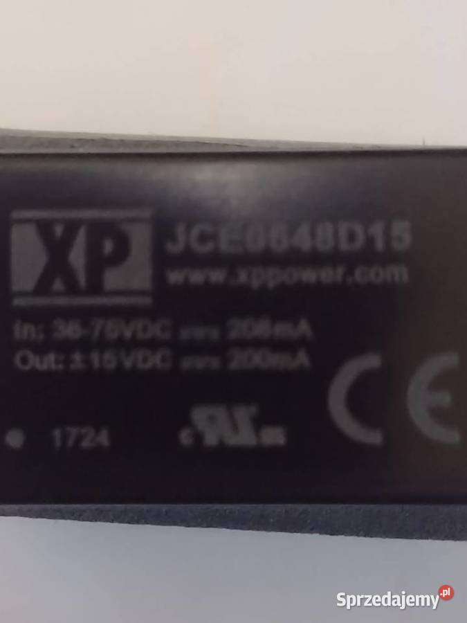 JCE0648D15 DCDC 6W Uwe 36 75 V DC Uwy 15V dc Opole sprzedam