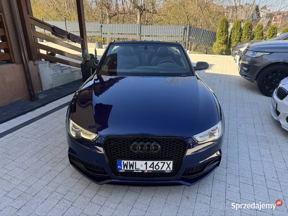 Audi s5 cabrio 2014 400 koni 30 tfsi bogate granatowy śląskie Radziechowy