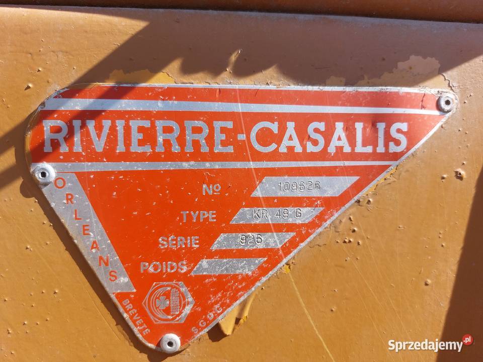 Sprzedam prasę Rivierre Casalis podlaskie Orla