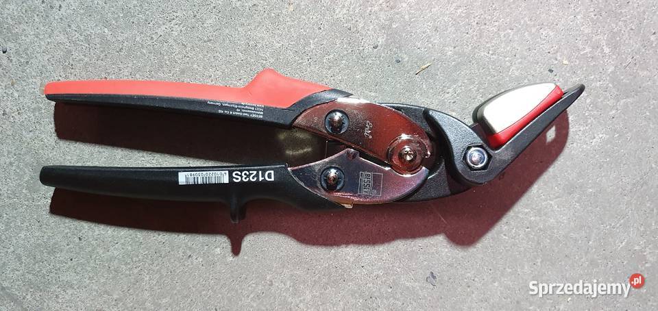Nożyce do blachy Erdi Bessey D123S NOWE Produkcja Wrocław