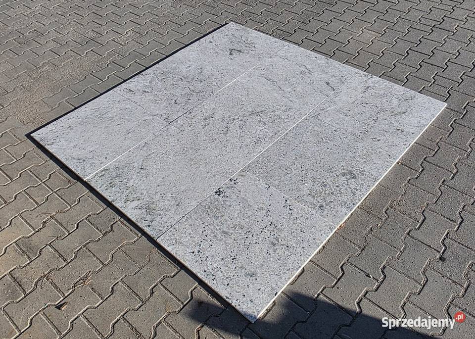 Płytki granitowe Colonial White antypoślizgowe dolnośląskie Bielawa