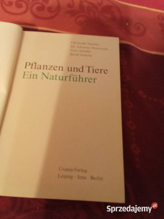 Pflanzen und tiere ein naturfhrer niemiecku Warszawa