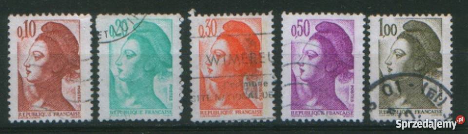 Zn Francja Mi 2300 2 3 5 6 kas 1982 śląskie Gliwice