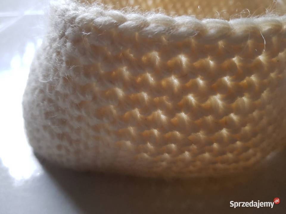 wełniana opaska na głowę ciepła zimowa nauszniki Kielce sprzedam