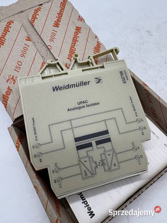 Weidmuller 832766 UPAC Analog Isolator Pozostałe Warszawa sprzedam
