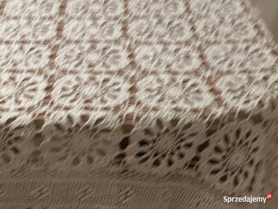 Obrus szydełko rękodzieło 150x150 łódzkie Łódź