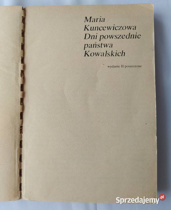 DNI POWSZEDNIE PAŃSTWA KOWALSKICH Maria miękka Hajnówka