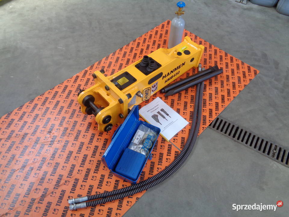 Młot hydrauliczny wyburzeniowy HMB 450 JCB mini Krotoszyn