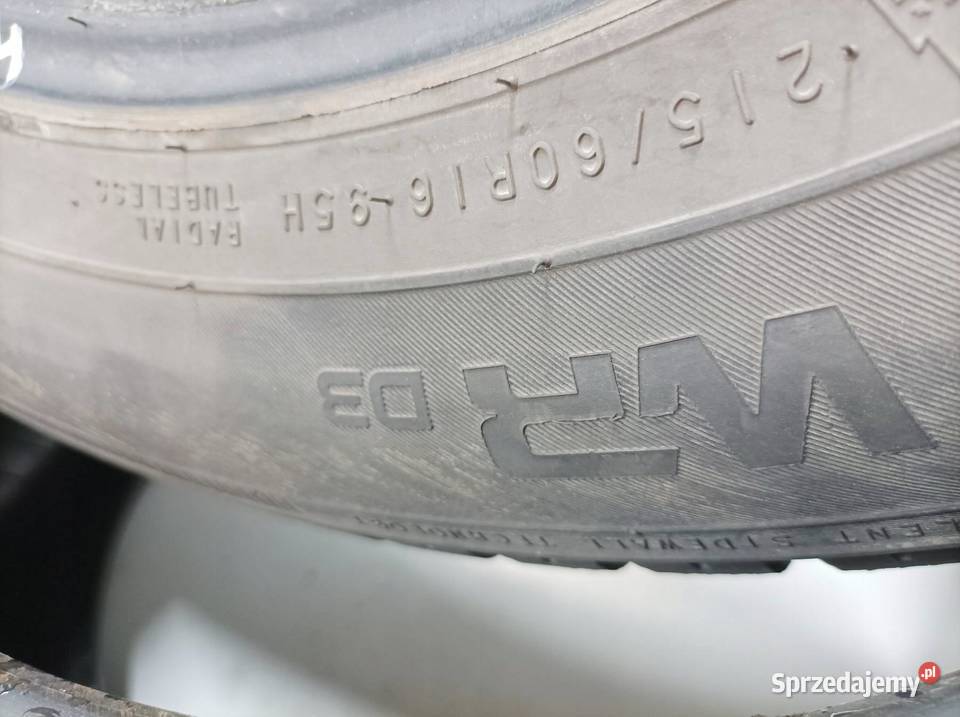 2x OPONA ZIMOWA NOKIAN WR D3 21560R16 0216500 Samochodowe sprzedam