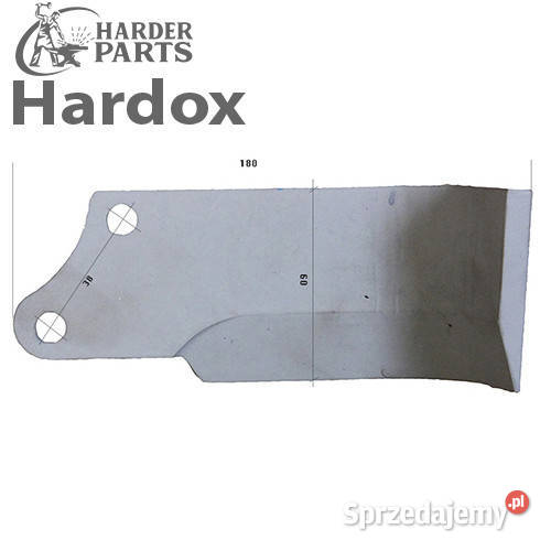 Nóż HARDOX basrijsnozl części do flancarki nieuszkodzony podlaskie