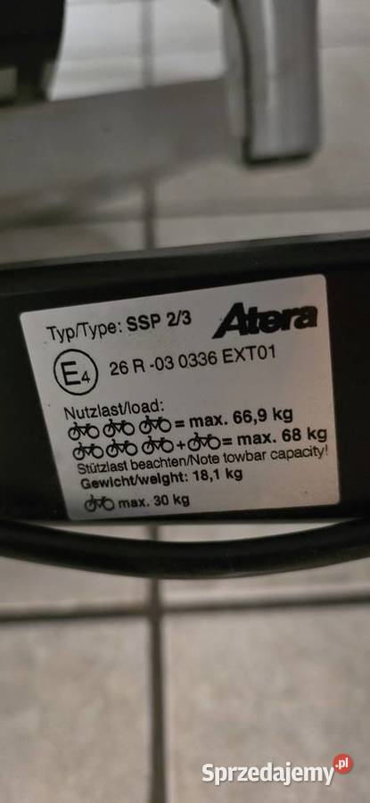 Bagażnik rowerowy Ater Strada Sport M3 sprzedam
