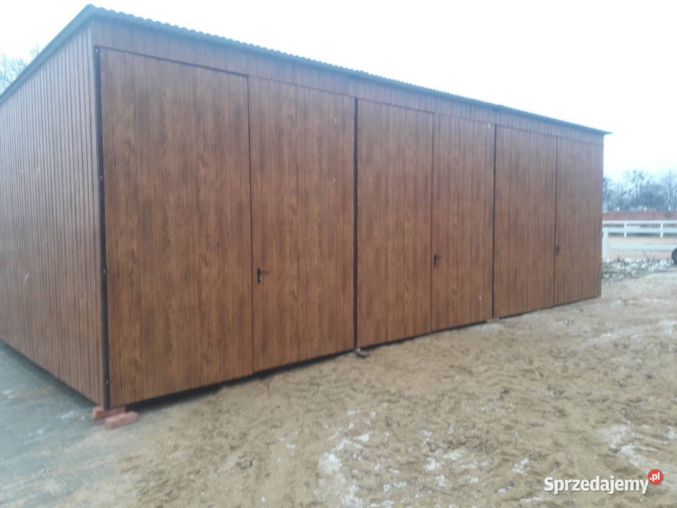 Garaż blaszany Hala Stalowa GRZYWSTAL 64m2 Grójec sprzedam