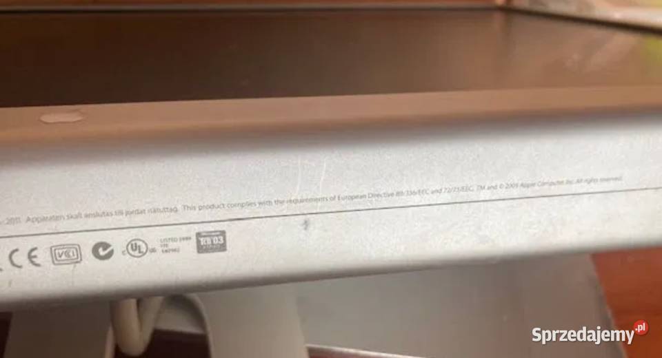 monitor komputerowy cinema HD display Apple Mac 25" i większe Monitory i projektory Mikołów