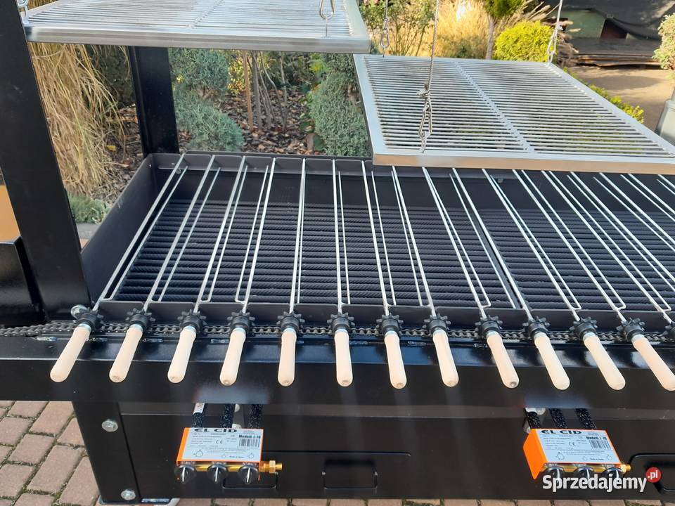 Gastronomiczny grill cateringowy gazowy węglowy Damasławek