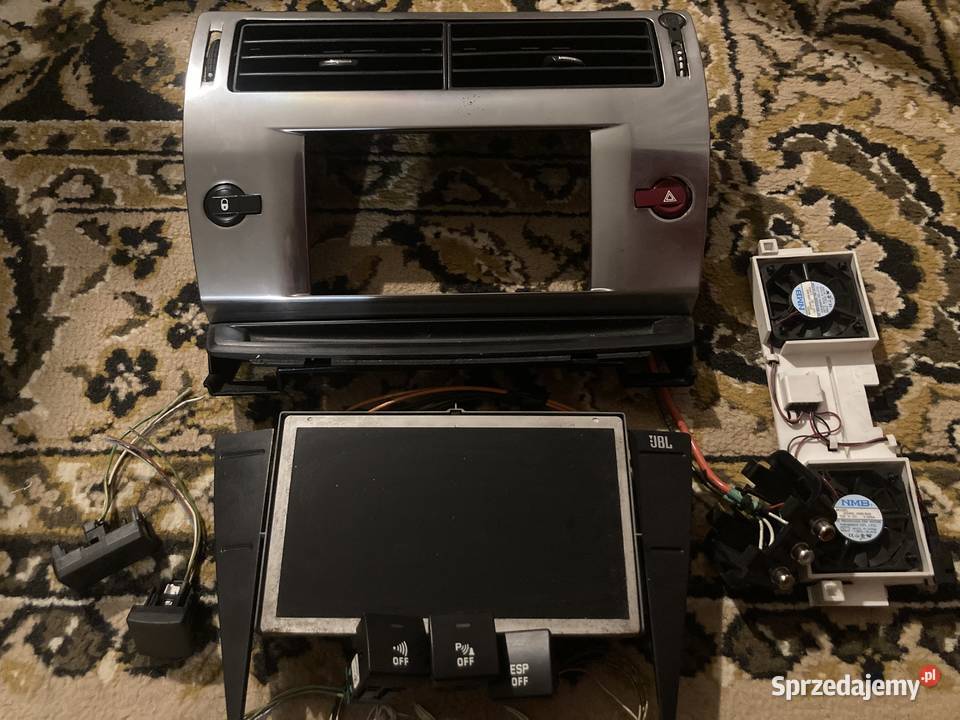 Wyświetlacz ekran Navi citroen c 4 z obudową Ulhówek