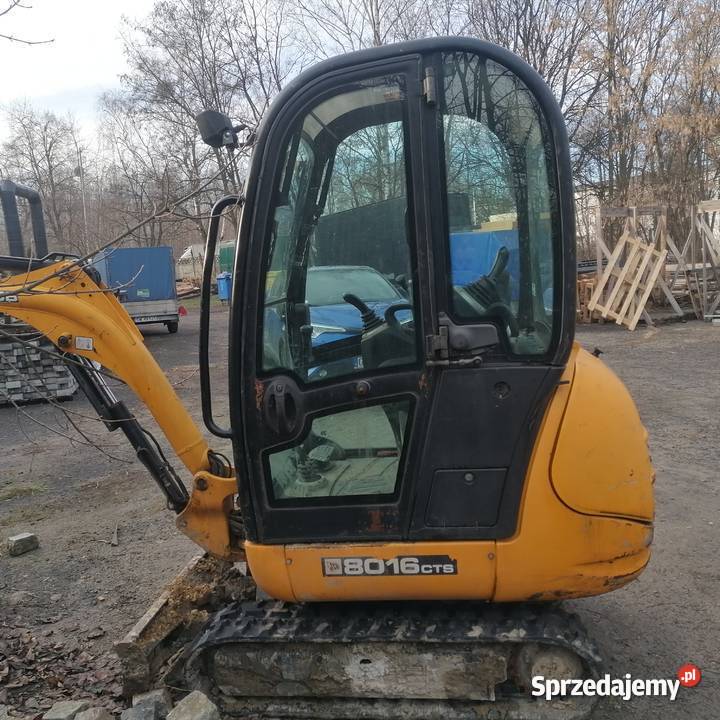 Minikoparka JCB 8016 2012r śląskie Katowice