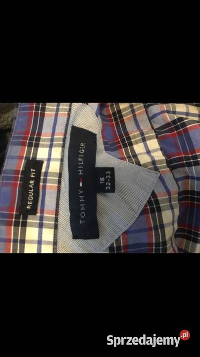 Koszula męska w kratkę Tommy Hilfiger L Rozmiar L małopolskie Skawina sprzedam