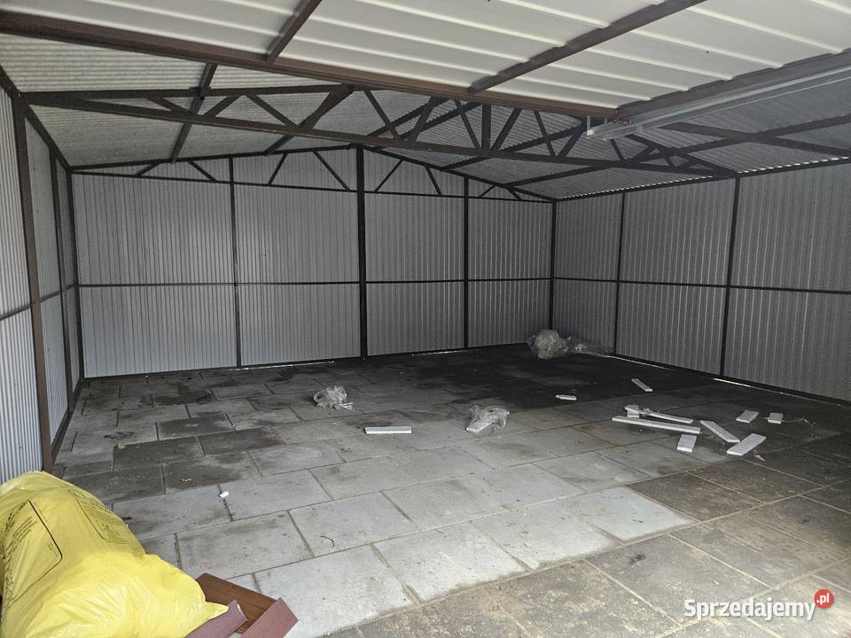 6x6 Garaze Blaszane Garaż Blaszany Blaszak 36m2 Gdańsk
