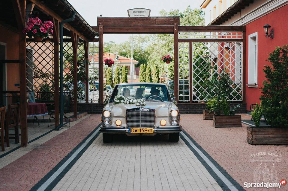 Zabytkowy amerykański Mercedes na Ślub