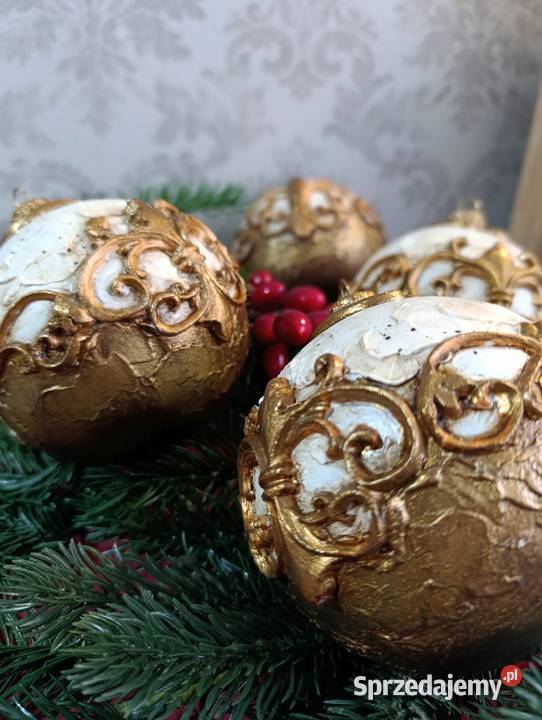 Bombki Boże Narodzenie Rękodzieło Vintage Rękodzieło Stalowa Wola