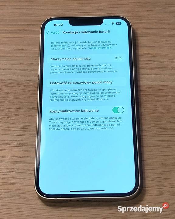 iPhone 13 128GB 81 biały mazowieckie Warszawa