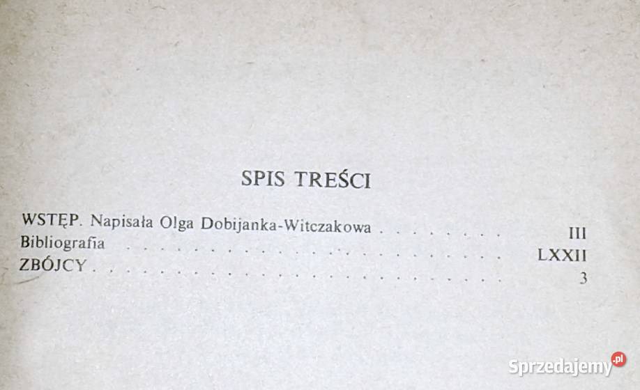 Zbójcy Fryderyk Schiller Chełm